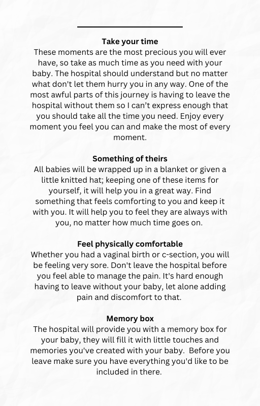 PARENTS GUIDE TO BABY LOSS